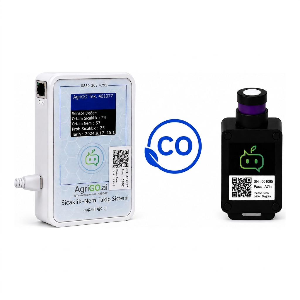 AgriGO Ethernet Karbonmonoksit (CO) Sensörü