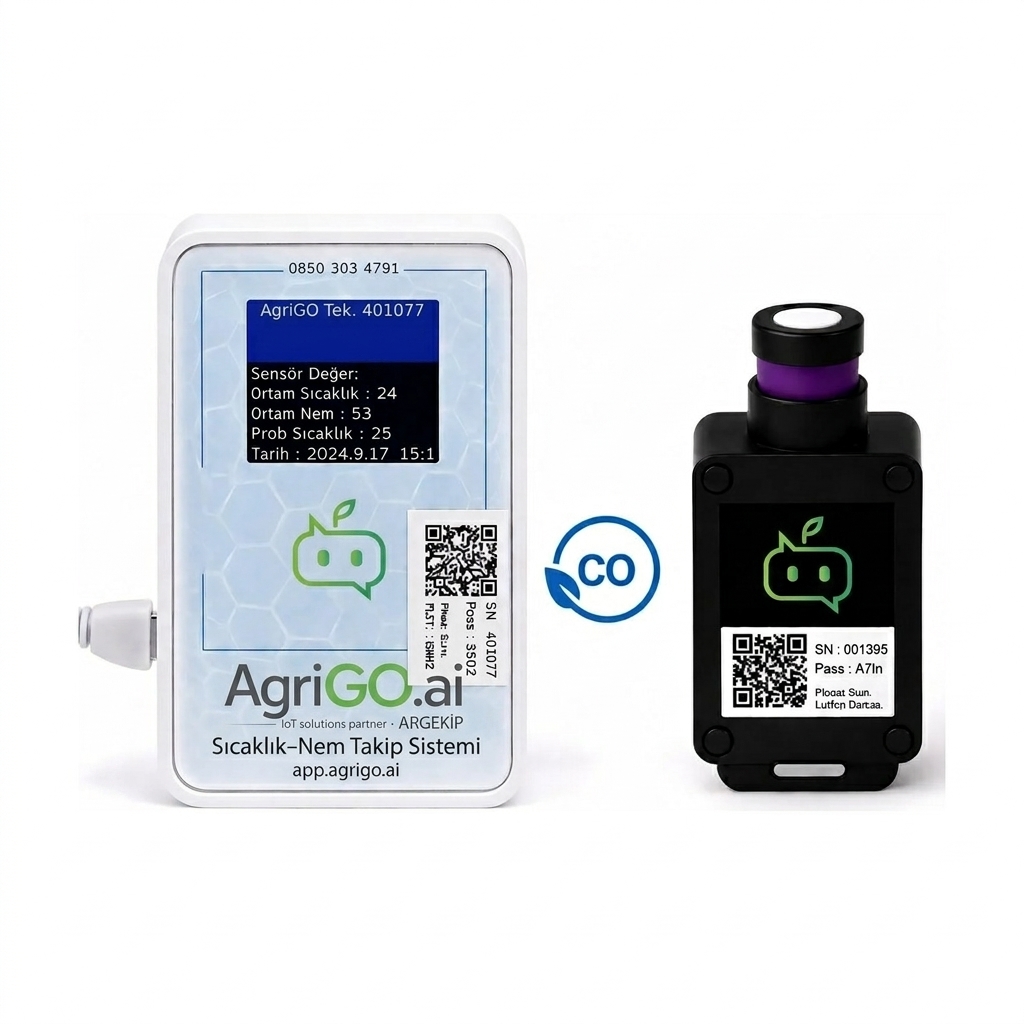 AgriGO Wi-Fi Karbonmonoksit (CO) Sensörü