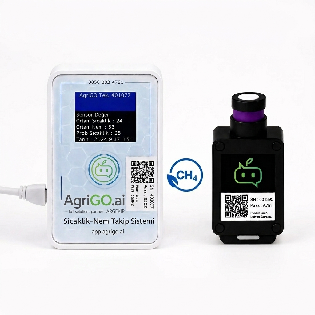 AgriGO Wi-Fi Metan (CH₄) Gaz Sensörü