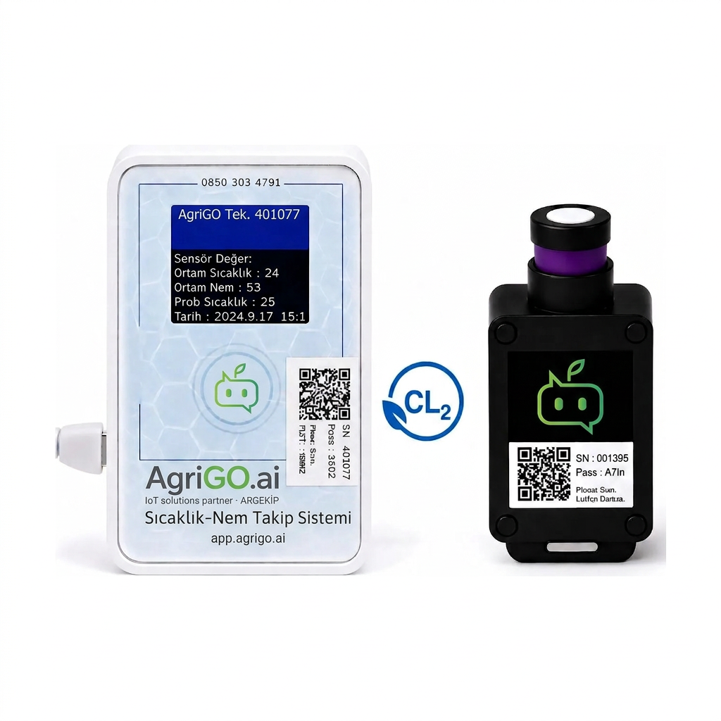 AgriGO Wi-Fi Klor (Cl₂) Gaz Sensörü