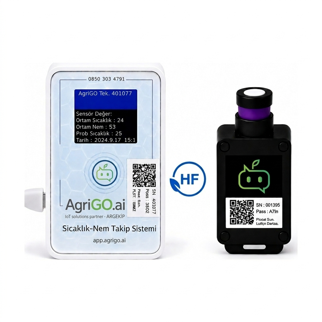 AgriGO Wi-Fi Hidrojen Florür (HF) Gaz Sensörü