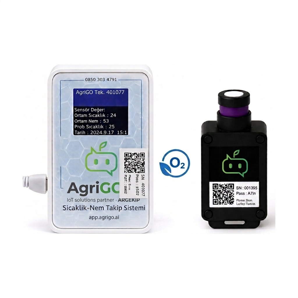 AgriGO Wi-Fi Oksijen (O₂) Sensörü