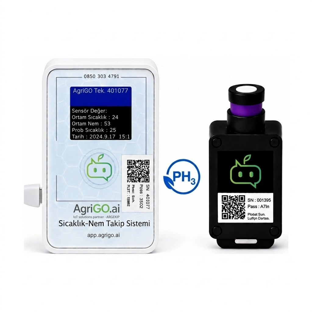 AgriGO Wi-Fi Fosfin (PH₃) Gaz Sensörü